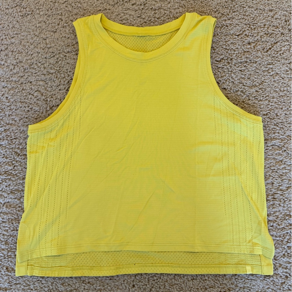 Lululemon Vibrant Yellow Women's Tank Top